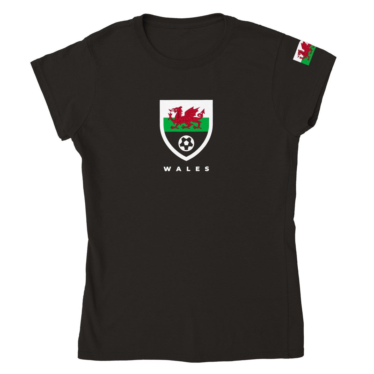 Wales Classic Womens Crewneck T-shirt